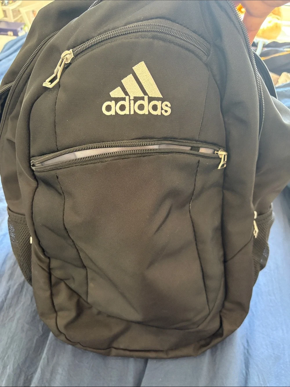 adidas Black Backpack with White Logo - Men's Everyday Pack